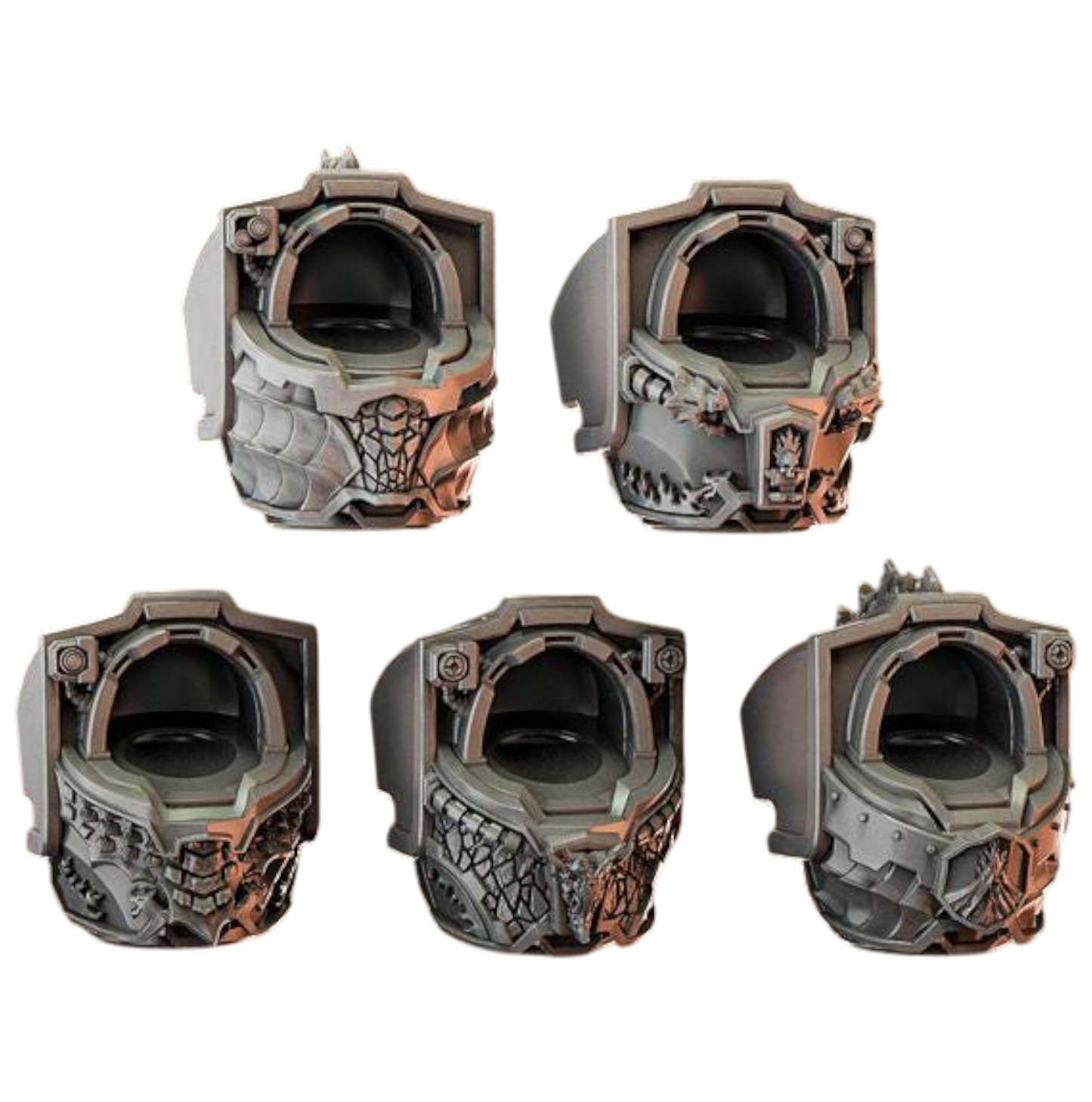 kitbashing Pack x5 Heavy Armor Flame Lizards Torsos (BuildKit) -  32 mm